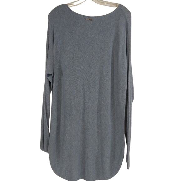 Micheal Kors blue tunic sweater top - Picture 4 of 11